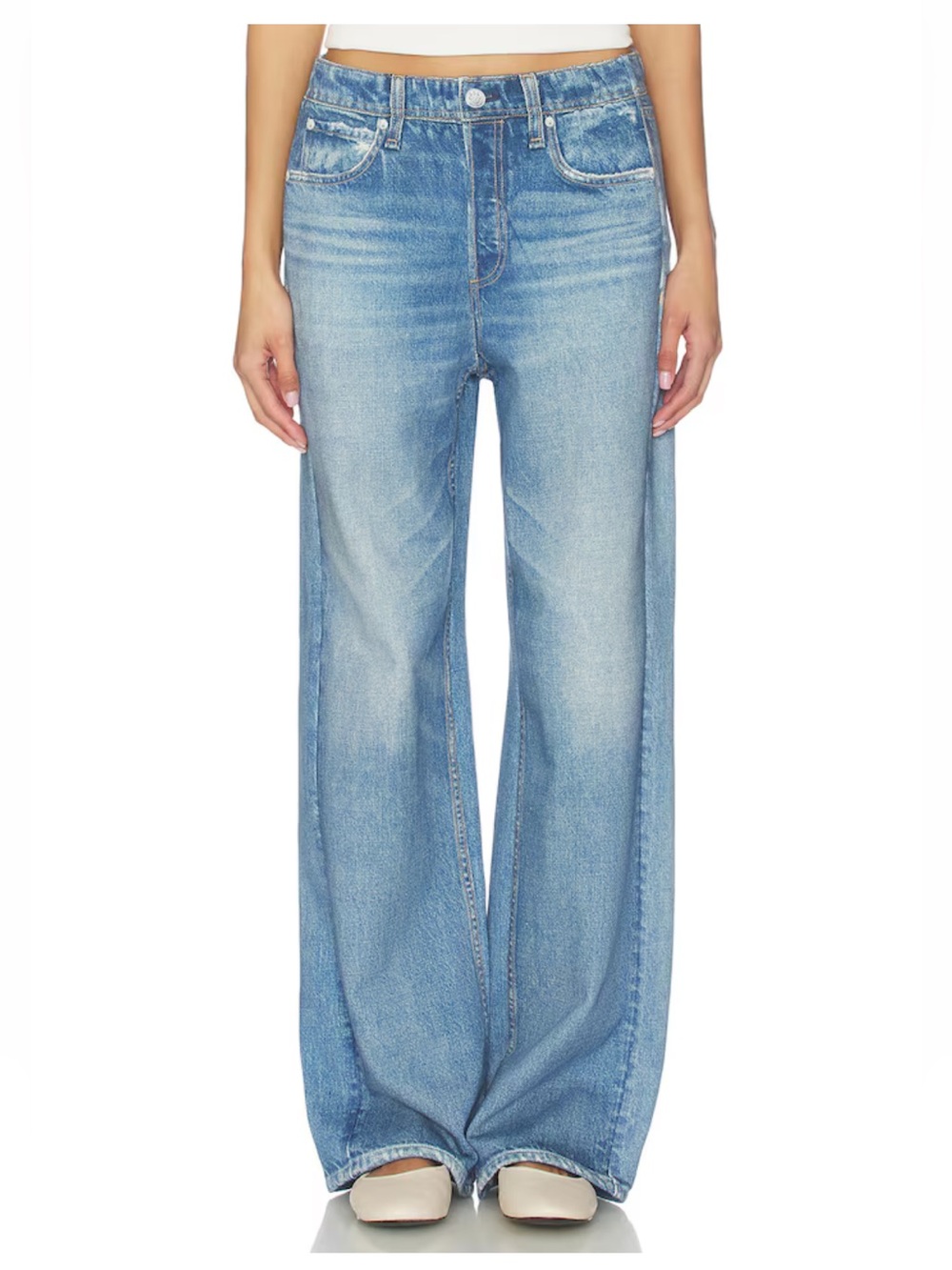 Rag & Bone Miramar Fleece Wide Leg Pants